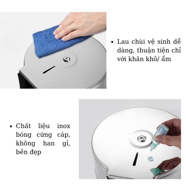 Thiết kế chống thấm nước, dễ dàng lau chùi, vệ sinh