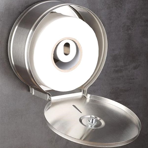 Hình ảnh thực tế hộp đựng giấy vệ sinh inox