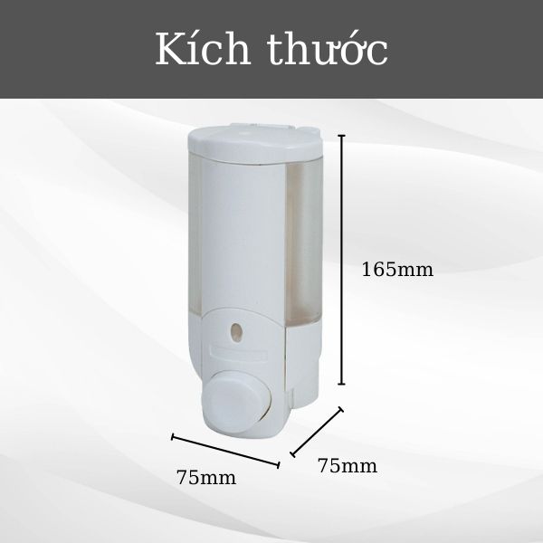 Kích thước hộp đựng nước rửa tay nhập khẩu