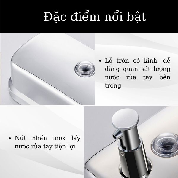 Đặc điểm nổi bật của hộp đựng nước rửa tay chuyên dụng