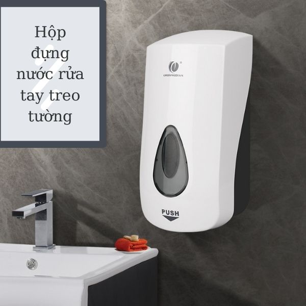 Mẫu bình đựng nước rửa tay treo tường nhập khẩu cao cấp, chất lượng