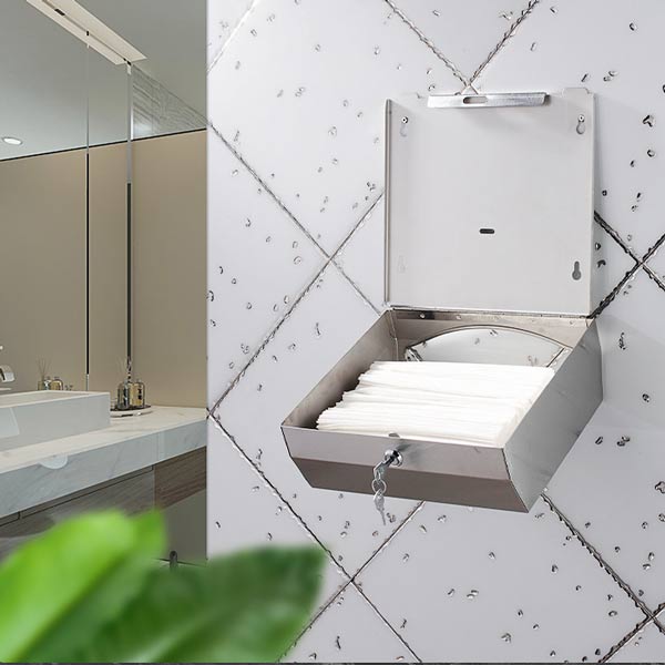 Hộp inox 304 đựng giấy lau tay cao cấp