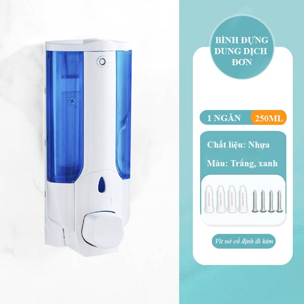 Mẫu hộp đựng dung dịch kích thước nhỏ gọn, kiểu dáng treo tường