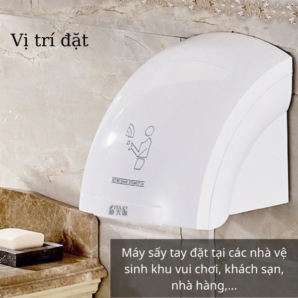 Vị trí đặt máy hơ tay tự động, giá rẻ