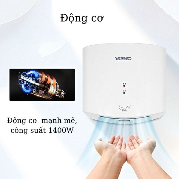 Động cơ hoạt động mạnh mẽ nhưng êm ái, không gây tiếng ồn
