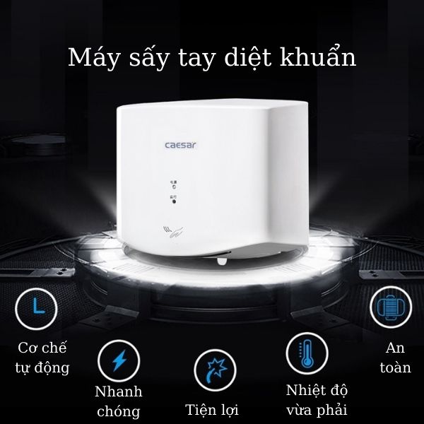 Máy sấy tay tự động diệt khuẩn được ưa chuộng hiện nay