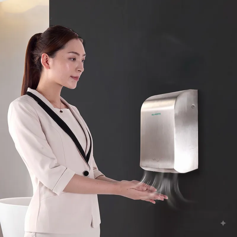 Sử dụng máy sấy tay