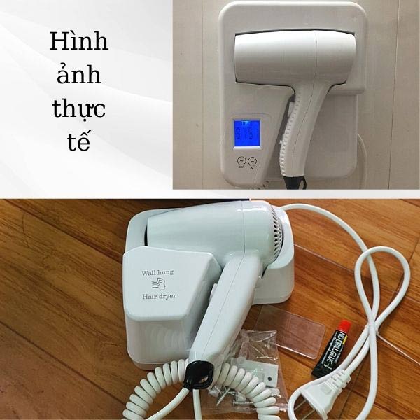 Hình ảnh thực tế máy sấy tóc treo tường
