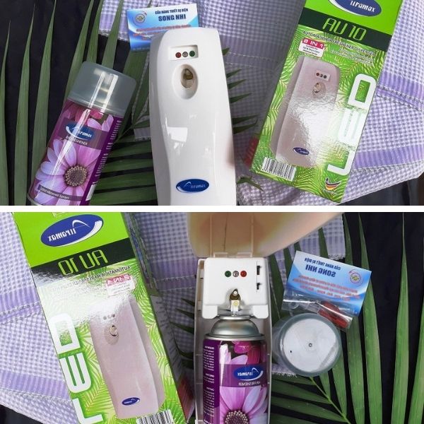 Hình ảnh thực tế của máy xịt thơm phòng vệ sinh