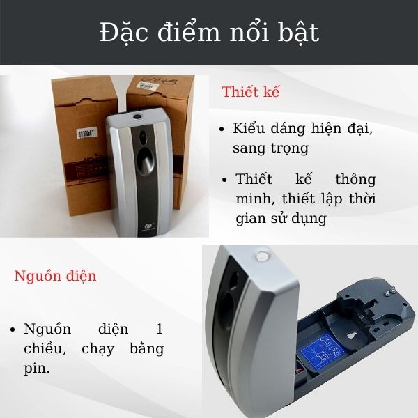Đặc điểm nổi bật của máy xịt phòng Hàn Quốc 