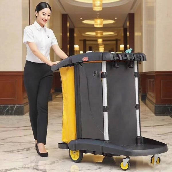 Xe đẩy đồ làm vệ sinh chuyên dụng