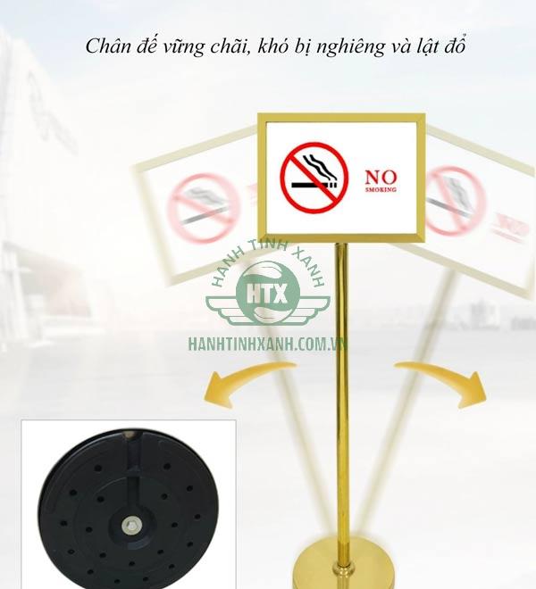 Mẫu bảng thông tin sản xuất từ inox vàng không những đẹp mà còn chắc chắn