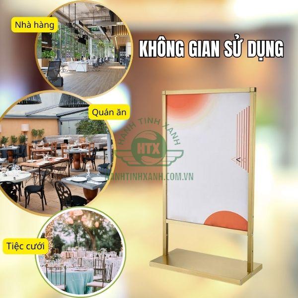 Bảng Standee cung cấp thông tin cho nhiều khu vực công cộng