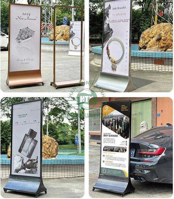 Bảng Standee quảng cáo ứng dụng trong nhiều không gian