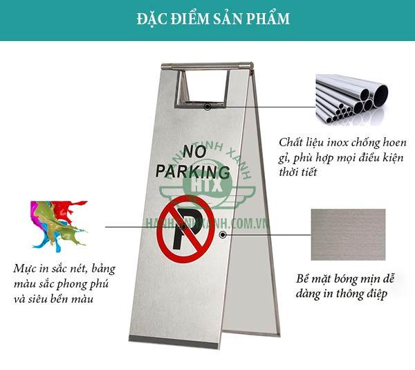 Mẫu biển báo hiệu sản xuất từ dòng chất liệu inox tốt