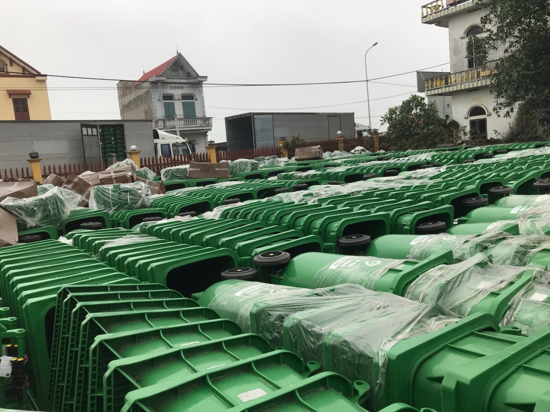 Dự án cung cấp +5000 thùng rác hữu cơ cho huyện Gia Bình - Bắc Ninh