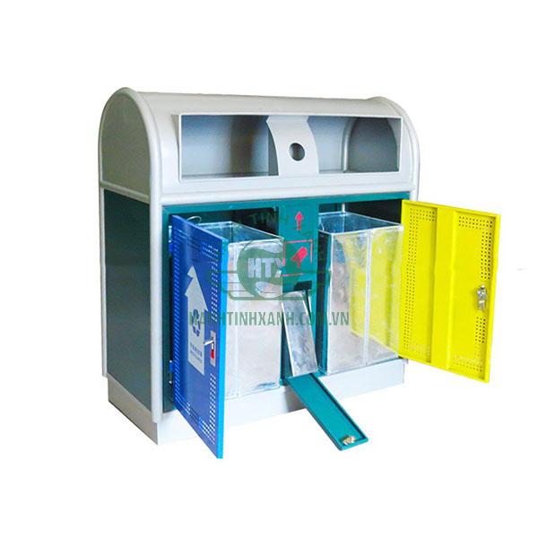 Thùng rác 2 ngăn cho nhà bếp
