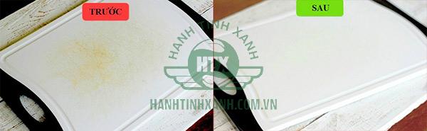 Mẹo làm mới thớt bị ố vàng nhanh chóng