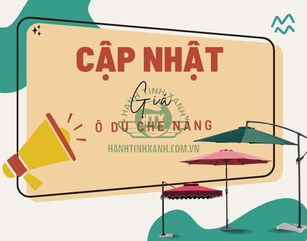 Cập nhật bảng báo giá ô dù ngoài trời mới nhất hiện nay