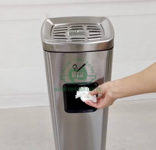 Cửa xả rác thường bố trí trên thân trụ