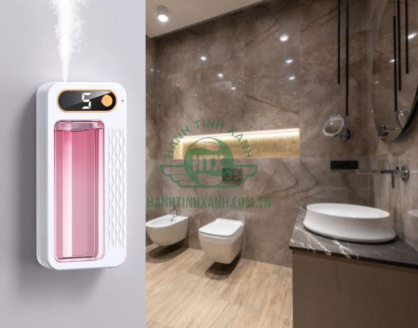 Nên lắp máy xịt thơm treo tường với độ cao tầm 1.5m