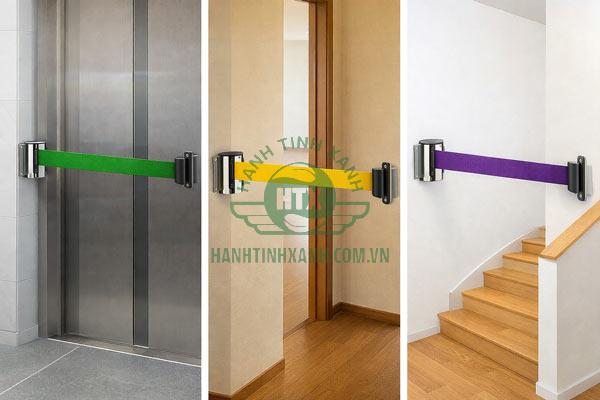 Cột chắn gắn tường phù hợp với những không gian hẹp