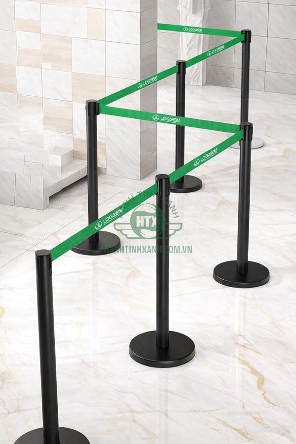 Cột chắn dây căng 2m dây xanh lá