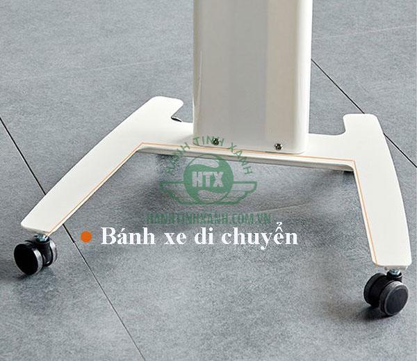 Thiết kế chân đế tích hợp bánh xe