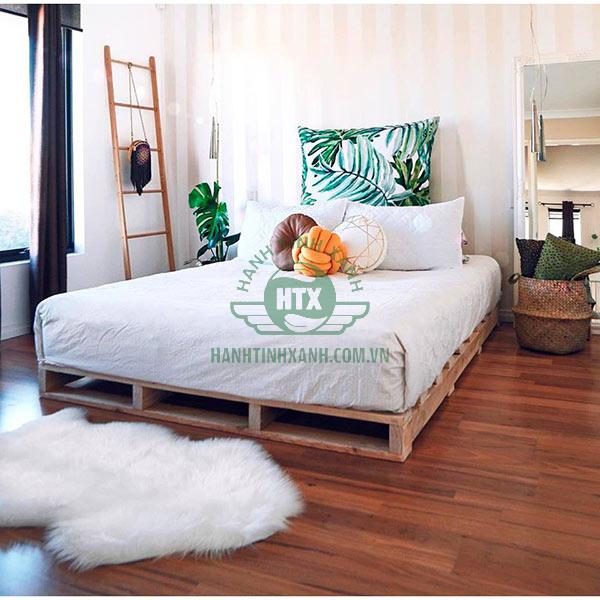 Giường phủ Pallet thấp
