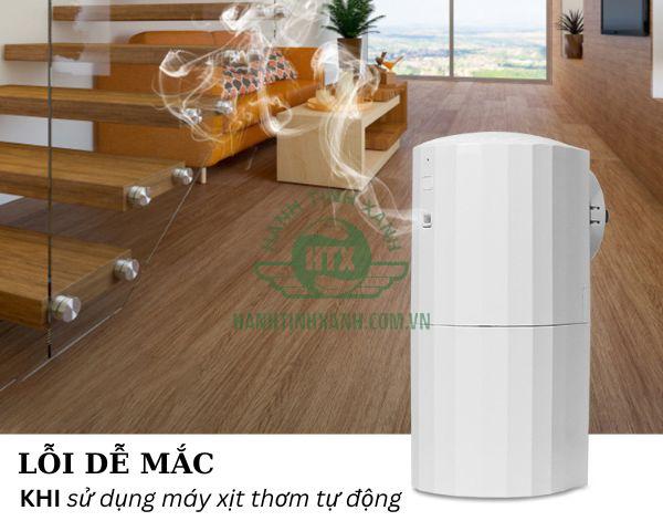 Khám phá các lỗi khi dùng bịt xịt thơm tự động phòng
