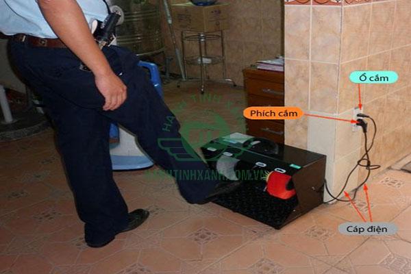 Máy đánh giày không chạy 