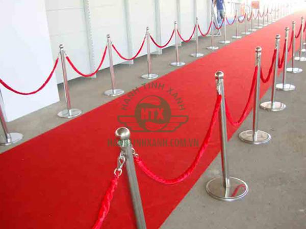 Cột chắn inox dây trùng