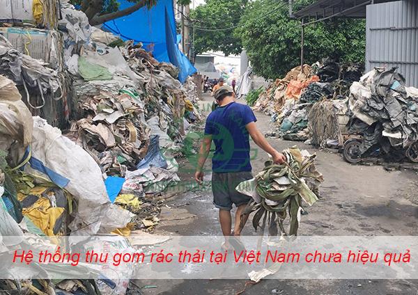 Hệ thống thu gom rác ở Việt Nam còn nhiều hạn chế