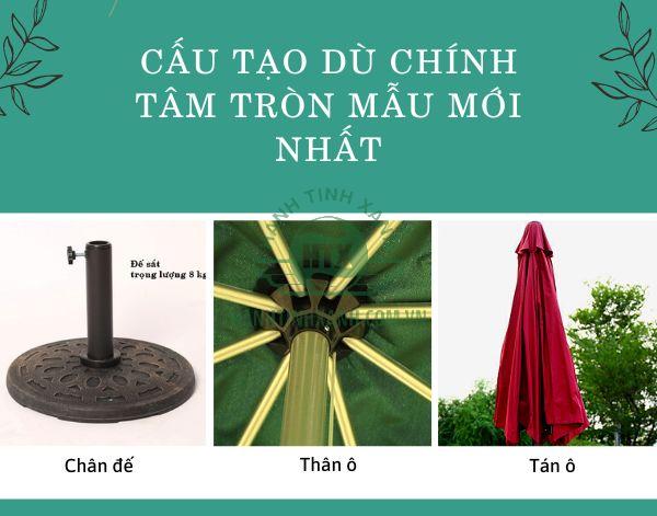 Cấu tạo chính của ô chính tâm tròn 