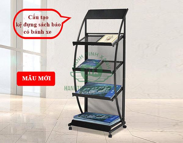 Khám phá cấu tạo kệ đựng báo tạp chí