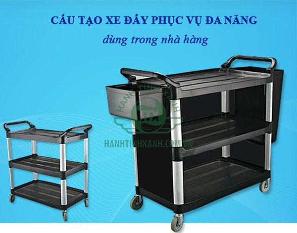 Khám phá cấu tạo xe đẩy phục vụ đa năng