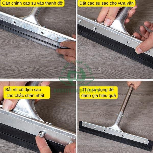 Lưỡi cao su có nhiều kích thước, mua mới tương đối rẻ để thay lắp