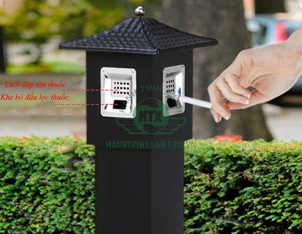 Khe gạt tàn và bỏ đầu lọc thuốc