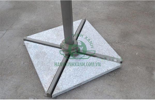 Chân đế ô bằng đá granite nặng