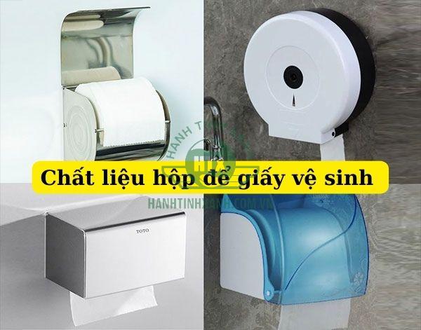 Chất liệu hộp để giấy vệ sinh nào tốt?