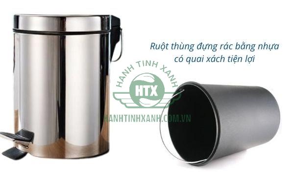 Thùng rác Inox đạp chân dễ sử dụng