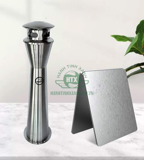 Không khó để vệ sinh trụ đựng tàn thuốc lá bằng inox