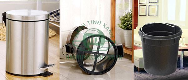 Thùng rác Inox Paloca kết cấu 2 lớp