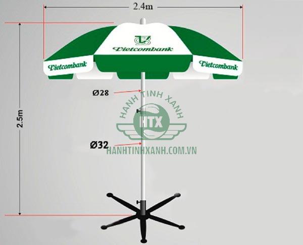 Nếu muốn sở hữu ô dù quảng cáo thương hiệu, bạn nên đặt sản xuất riêng 