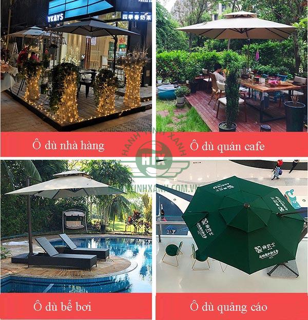 Hành Tinh Xanh cung cấp rất nhiều mẫu ô dù ngoài trời
