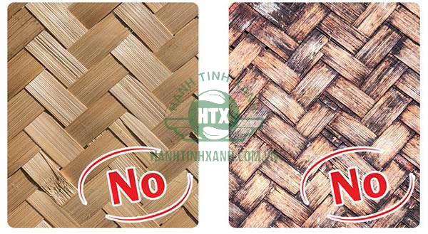 Lớp mây nhựa xuống cấp sẽ để lại dấu vết rõ ràng