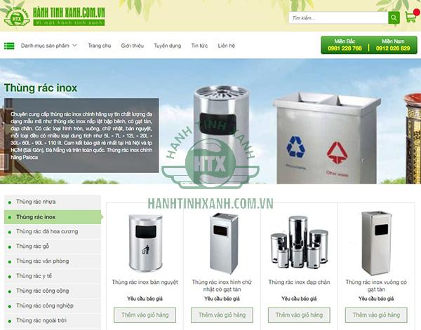 Địa chỉ mua thùng rác inox online uy tín chất lượng