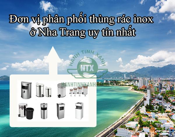 Địa chỉ phân phối thùng rác inox ở Nha Trang uy tín