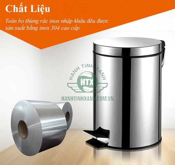 Điểm khác biệt của thùng rác inox nhập khẩu so với thùng rác inox trong nước