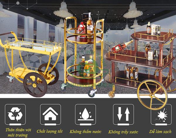 Dòng xe đẩy rượu cao cấp